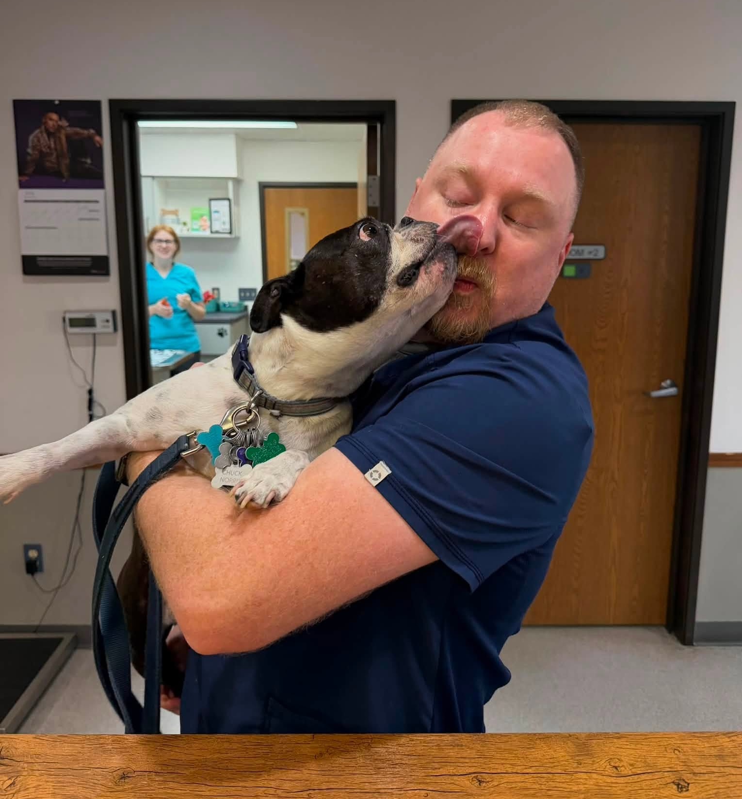 Suburban Drop Off a-vet-pointing-at-x-ray