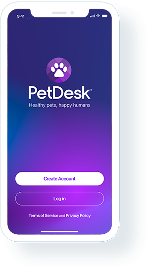 Pet Desk Mobile App Screen